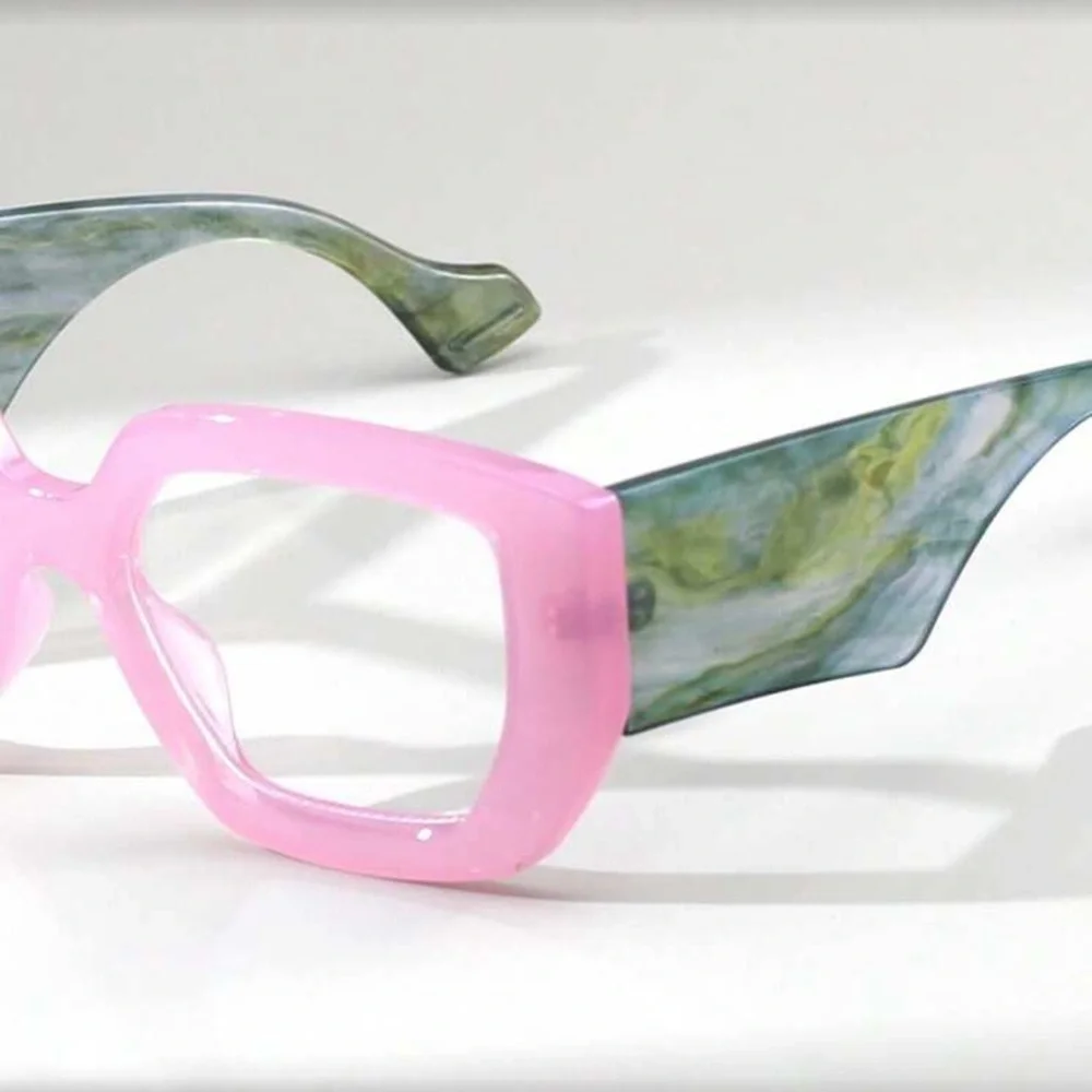 ✨Pink Square Statement Glasses